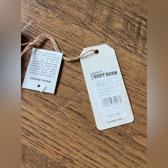 Size 26 blue bell bottom jeans - Picture 4 of 5